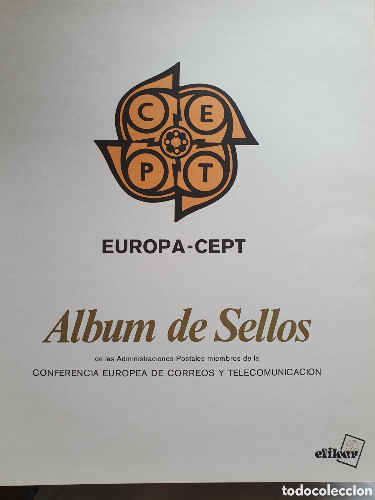 Timbres: 78 hojas de &aacute;lbum 15 anillas tema Europa CEPT