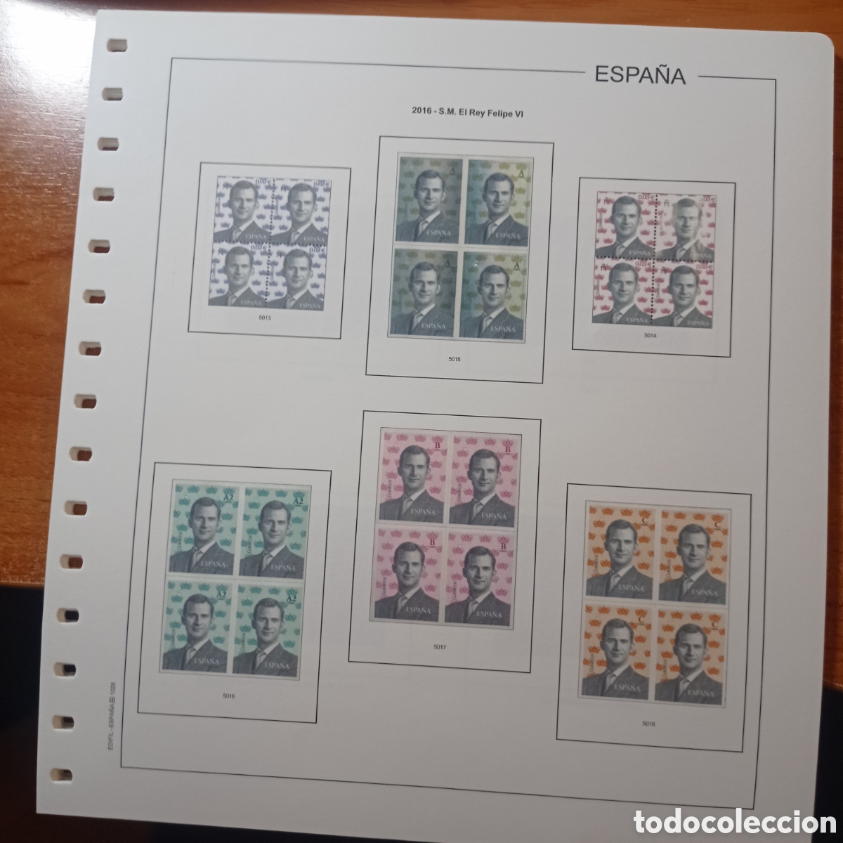 Sellos: Suplemento.efifil 2016 bloque de cuatro sin montar segunda mano