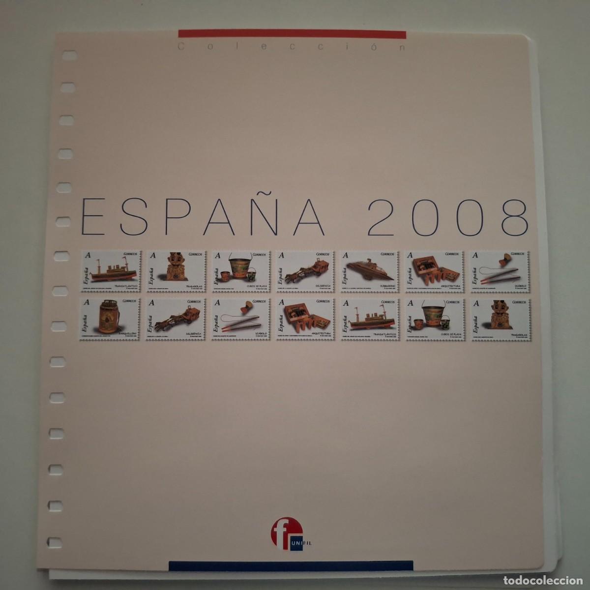 Stamps: M82 Suplementos UNIFIL a&ntilde;o 2008 montados en transparente a estrenar SIN SELLOS