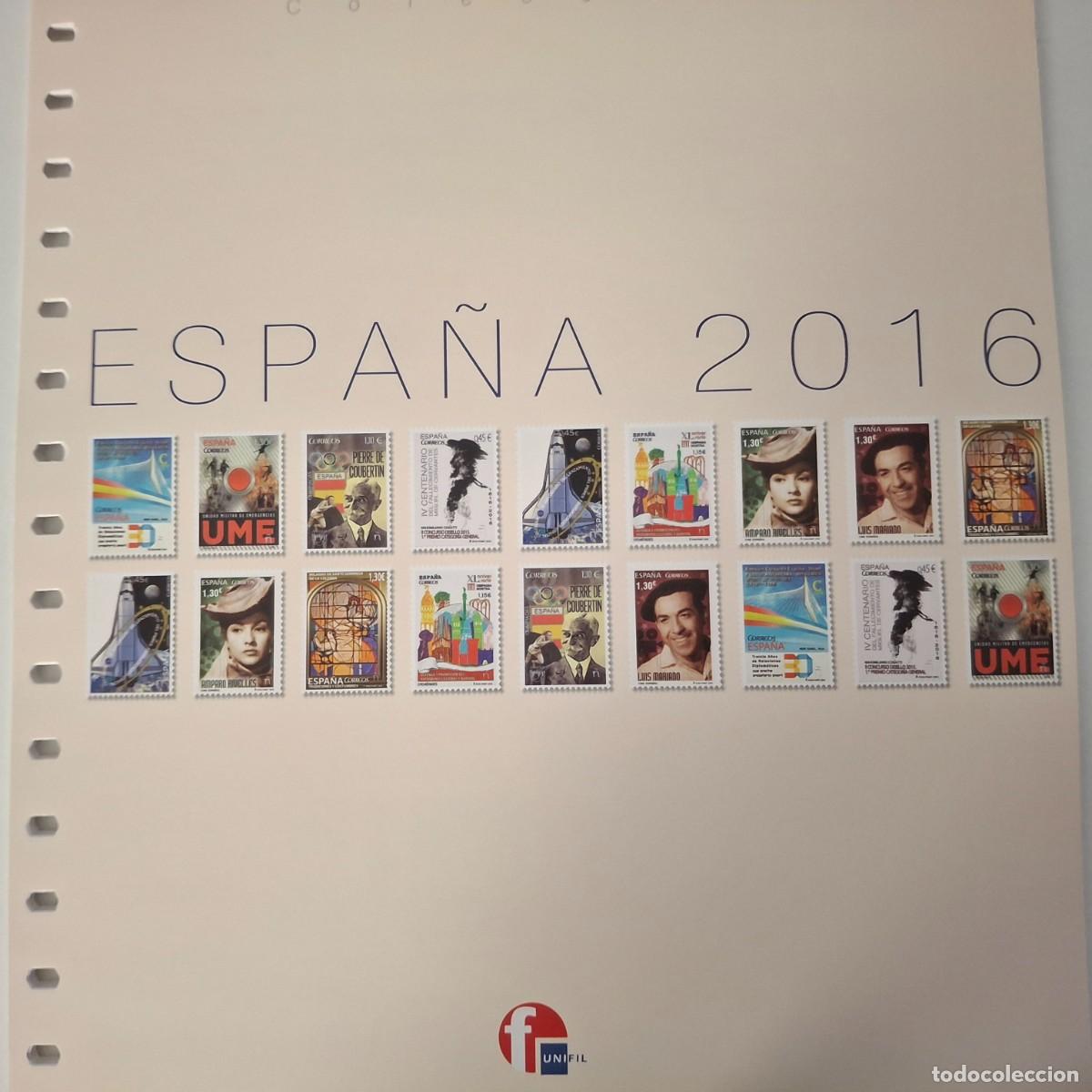 Stamps: M86 Suplementos UNIFIL a&ntilde;o 2016 montados en transparente a estrenar SIN SELLOS