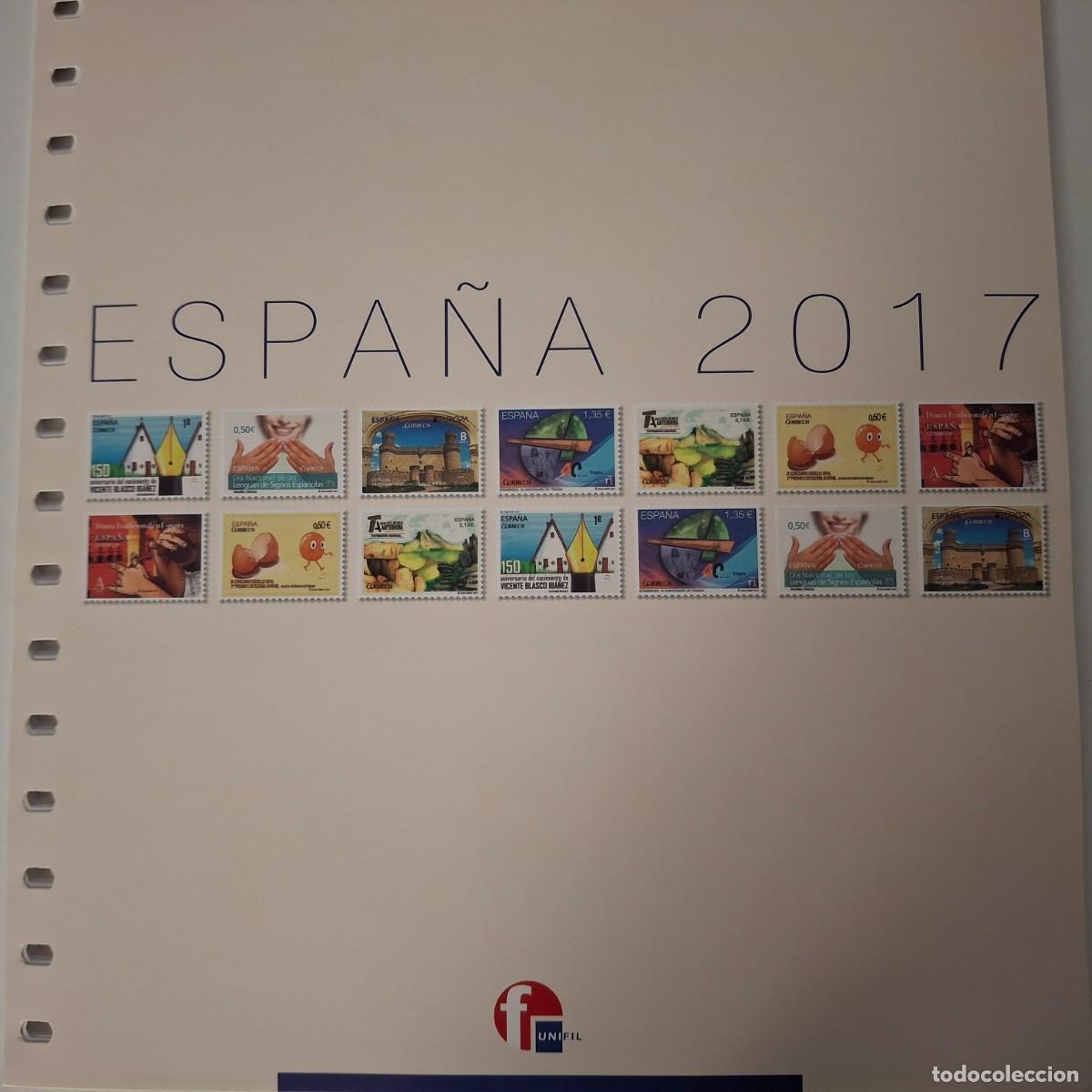 Stamps: M87 Suplementos UNIFIL a&ntilde;o 2017 montados en transparente a estrenar SIN SELLOS