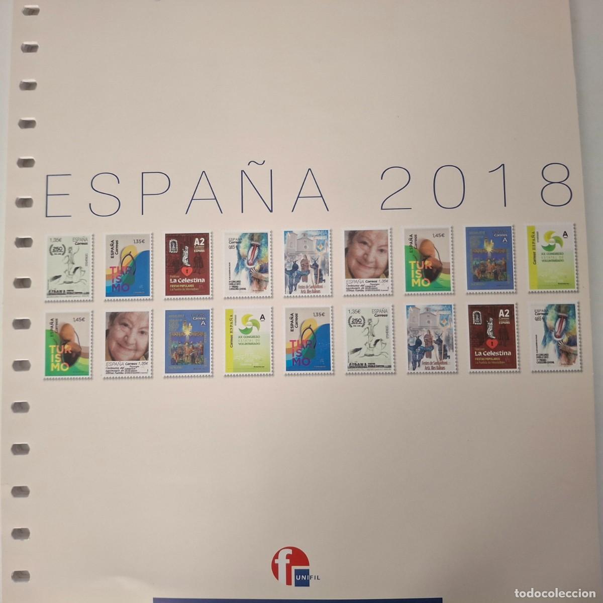 Stamps: M88 Suplementos UNIFIL a&ntilde;o 2018 montados en transparente a estrenar SIN SELLOS