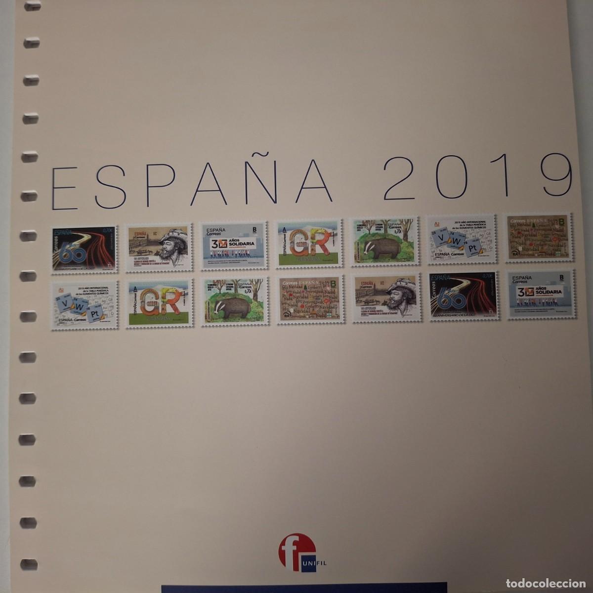 Stamps: M89 Suplementos UNIFIL a&ntilde;o 2019 montados en transparente a estrenar SIN SELLOS