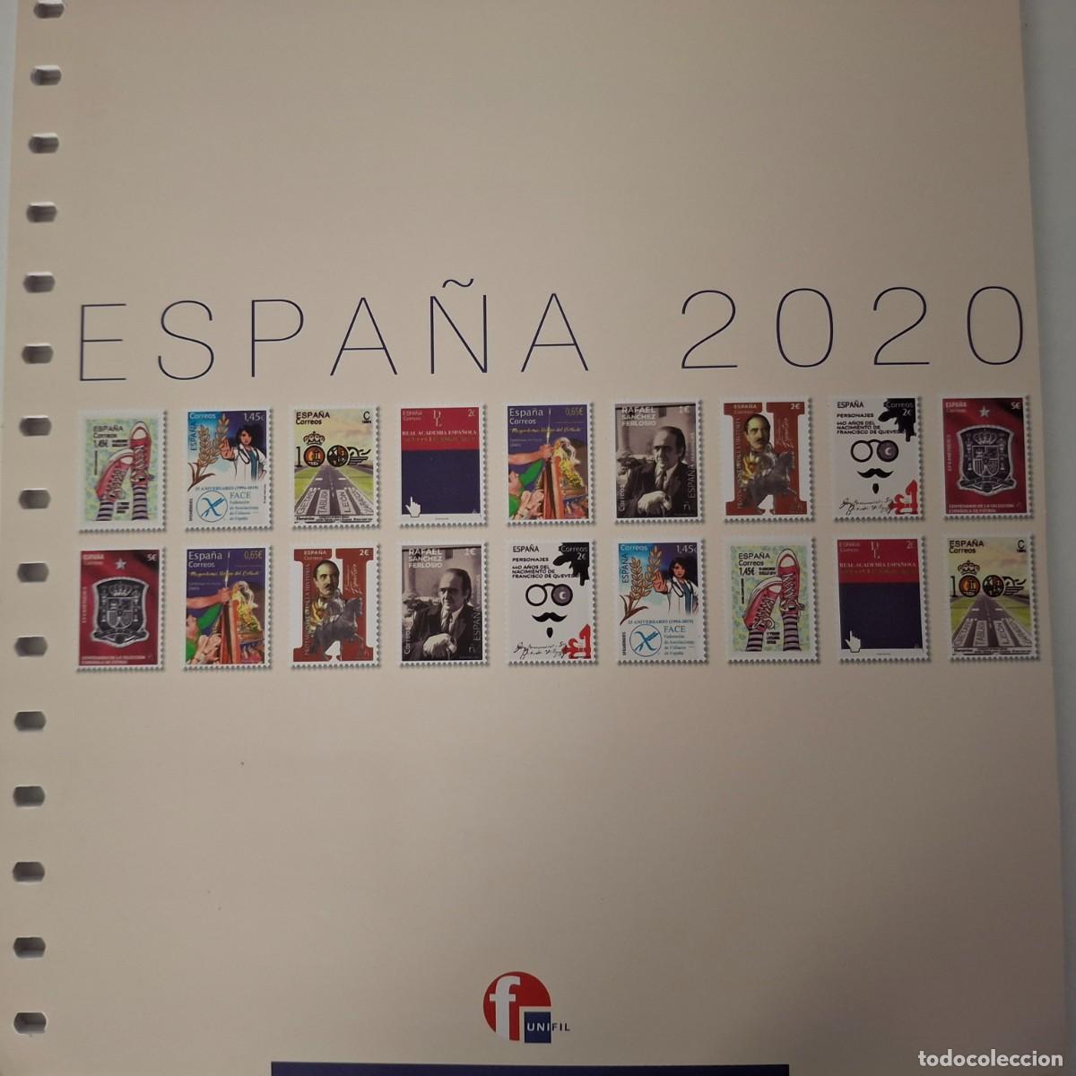 Stamps: M90 Suplementos UNIFIL a&ntilde;o 2020 montados en transparente a estrenar SIN SELLOS