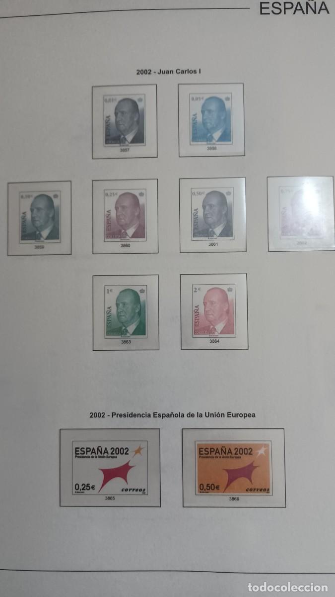 Stamps: M95 Suplementos EDIFIL a&ntilde;o 2002 montados en transparente a estrenar SIN SELLOS