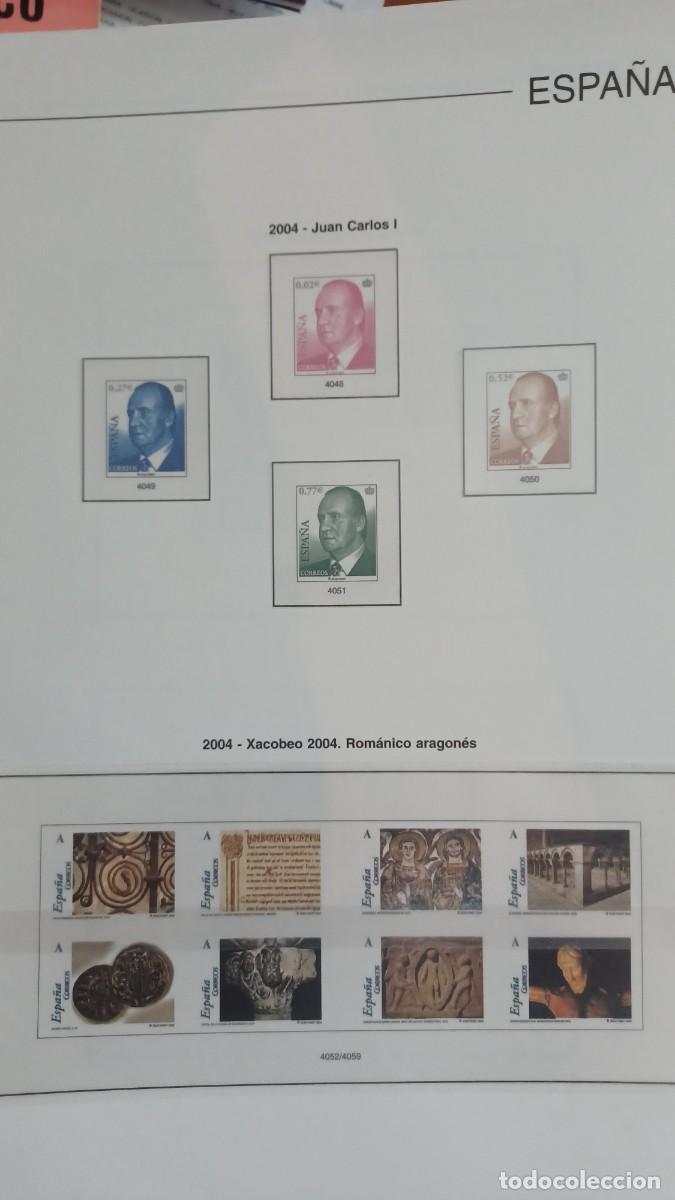 Stamps: M98 Suplementos EDIFIL a&ntilde;o 2004 montados en transparente a estrenar SIN SELLOS
