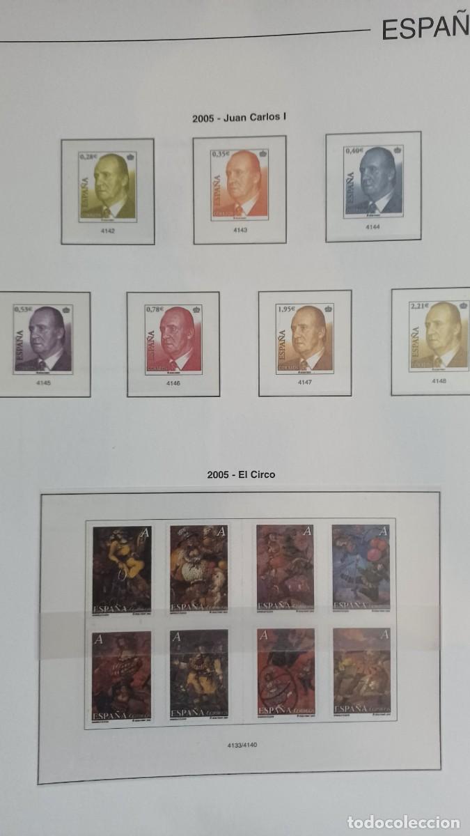 Stamps: M100 Suplementos EDIFIL a&ntilde;o 2005 montados en transparente a estrenar SIN SELLOS