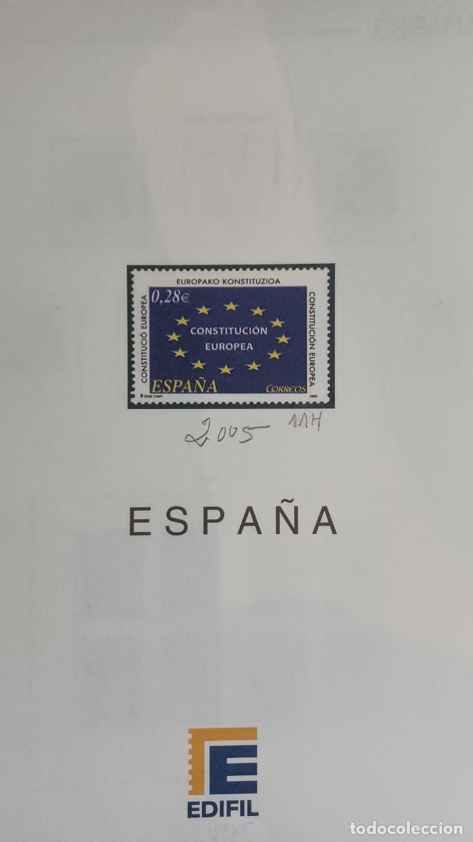 Stamps: M101 Suplementos EDIFIL a&ntilde;o 2005 montados en transparente a estrenar SIN SELLOS
