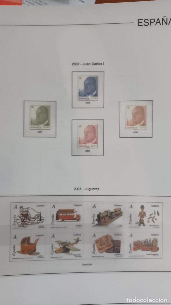 Stamps: M106 Suplementos EDIFIL a&ntilde;o 2007 montados en transparente a estrenar SIN SELLOS