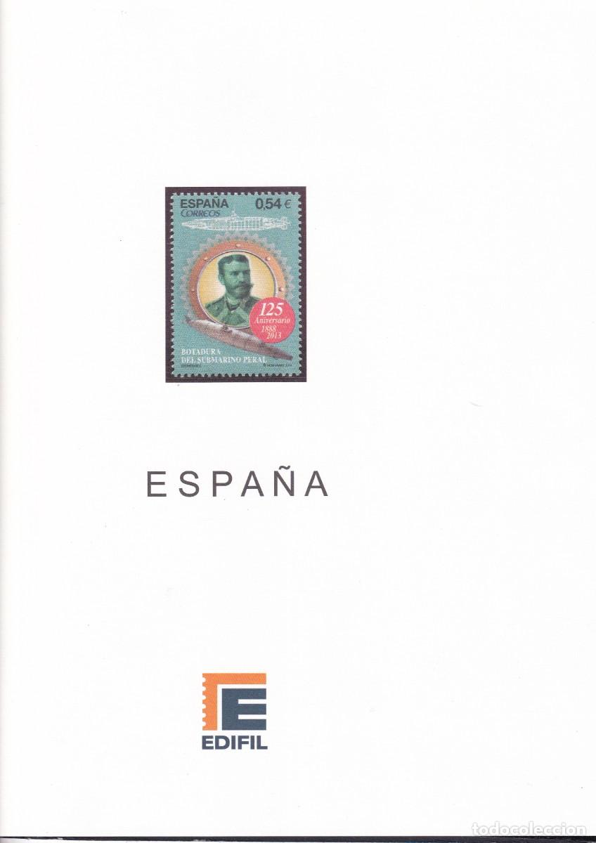 Stamps: M119 Suplementos EDIFIL a&ntilde;o 2014 montados en transparente a estrenar SIN SELLOS