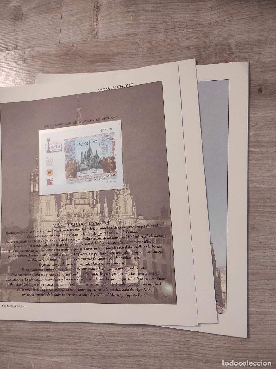 Sellos: M68 Suplementos conmemorativos catedral BARCELONA