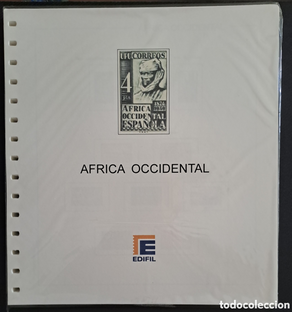Sellos: Hojas de &aacute;lbum de &Aacute;frica de 1949 a final sin estuchar