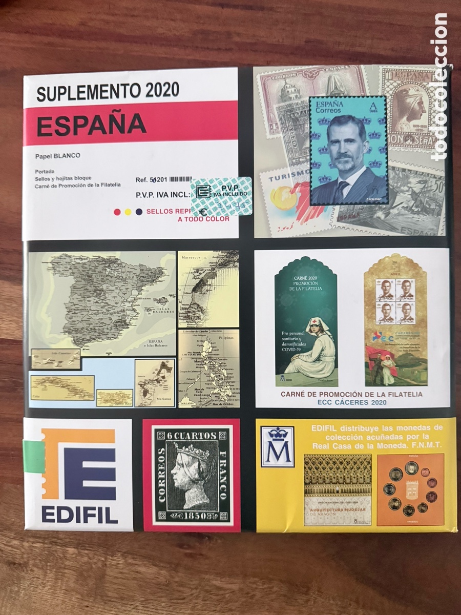 Sellos: Hojas Edifil Nuevas Sellos Espa&ntilde;a 2020 filoestuche transparente