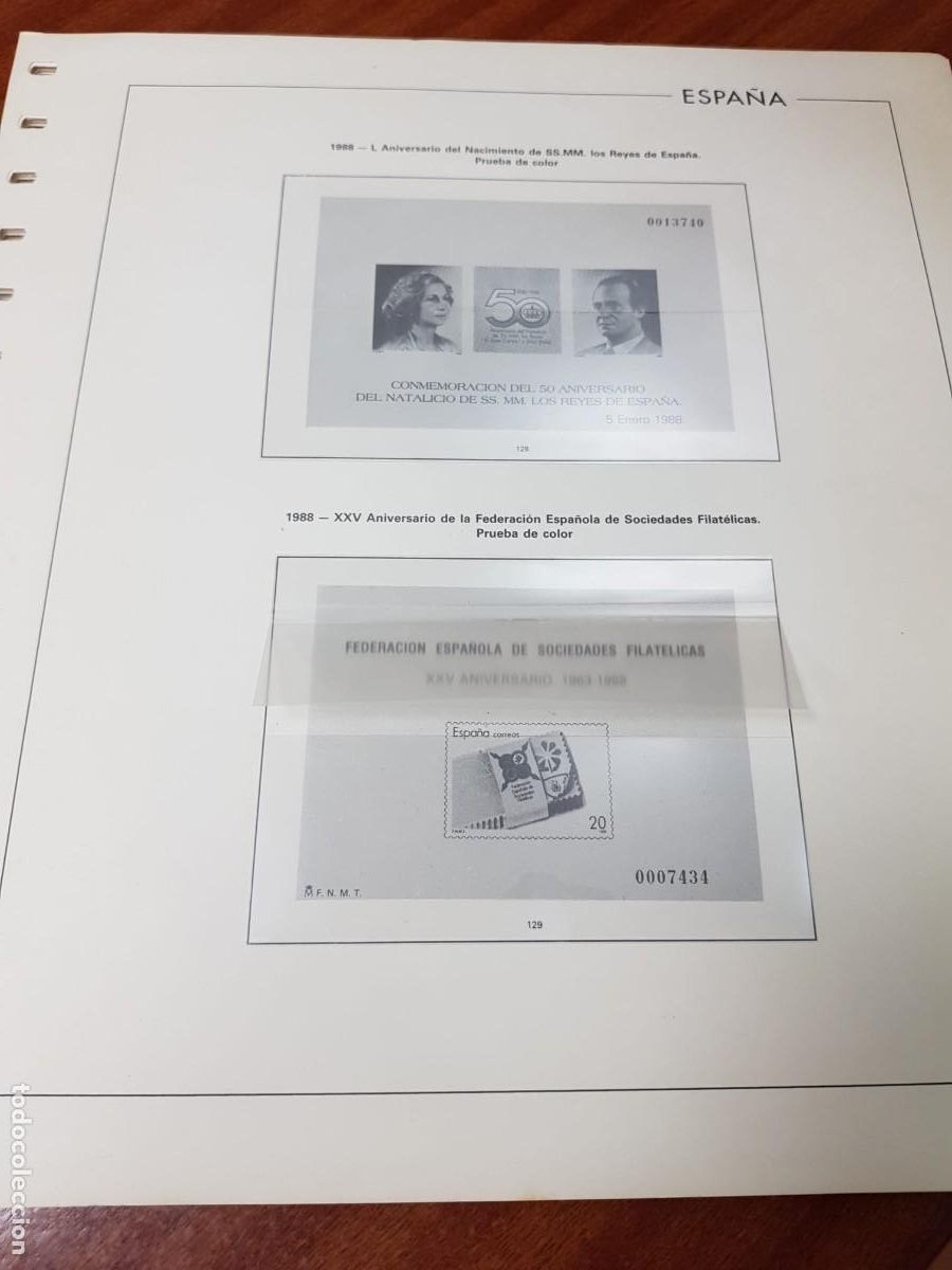 Sellos: LOTE DE 26 HOJAS EDIFIL-VARIOS A&Ntilde;OS