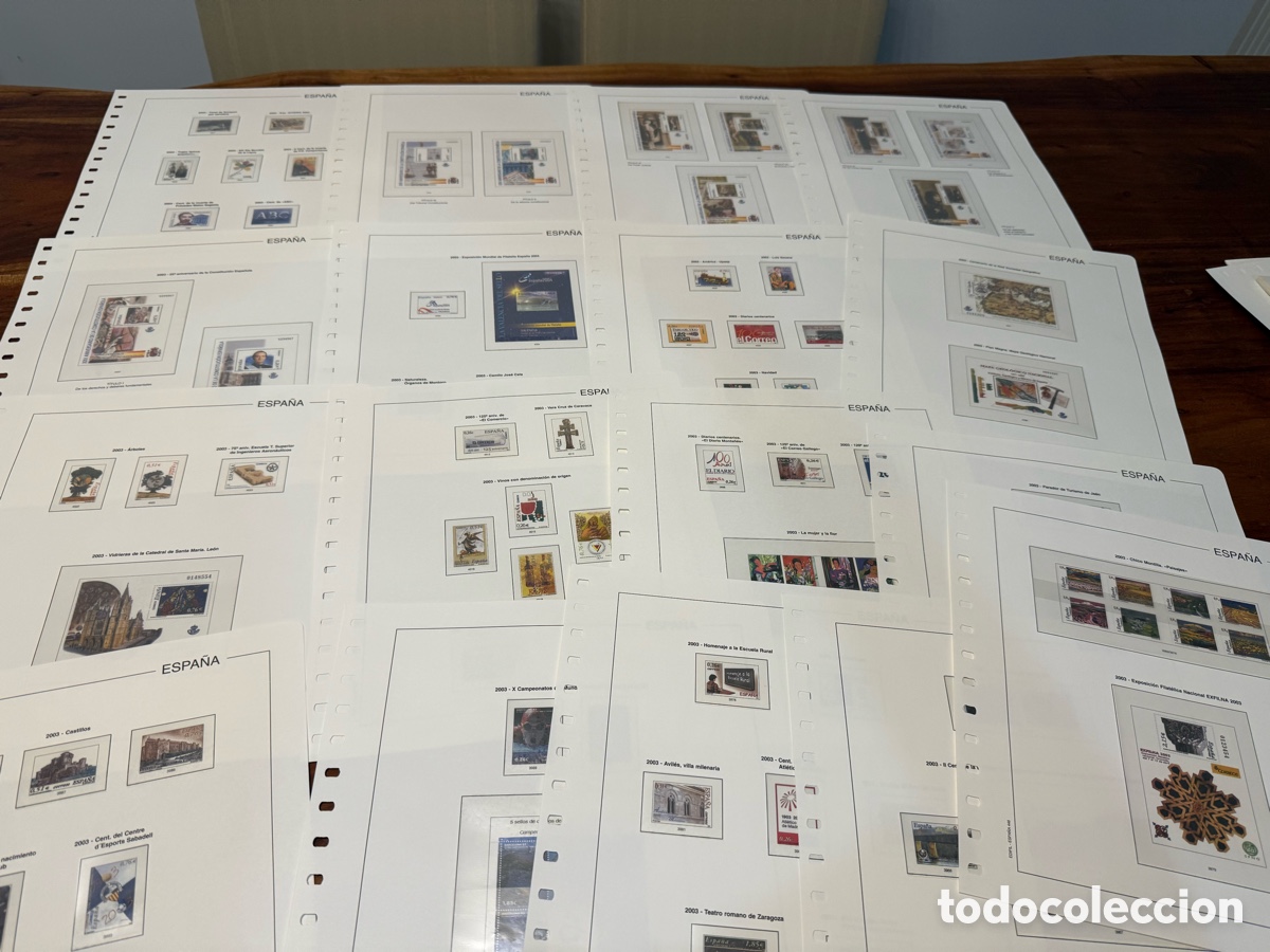 Sellos: Hojas Edifil Sellos Espa&ntilde;a 2003 filoestuche transparente