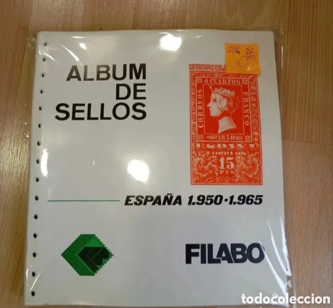 Sellos: ESPA&Ntilde;A - HOJAS DE &Aacute;LBUM FILABO - SUPLEMENTOS A&Ntilde;OS 1950 AL 1974 - MONTADO EN NEGRO