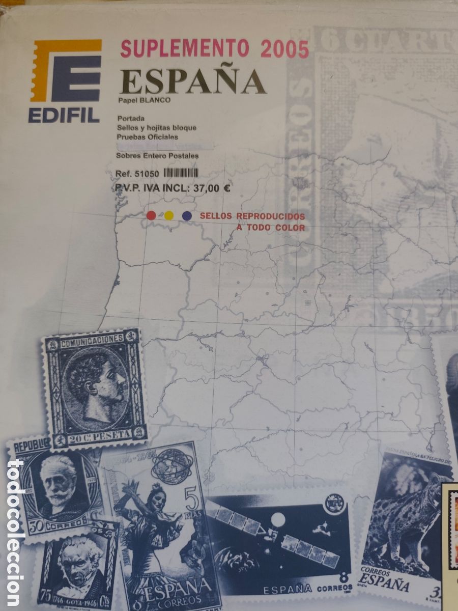Sellos: SUPLEMENTO EDIFIL 2005 Sin montar nuevo Ref 51050 Pruebas Oficiales +Sobres Entero Postales