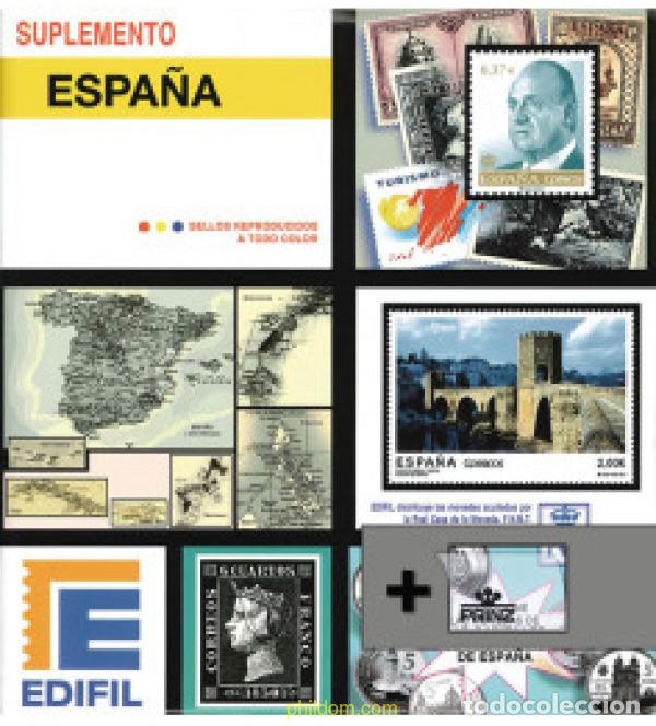 Sellos: Supl.Edifil 2015 Espa&ntilde;a Parcial montado