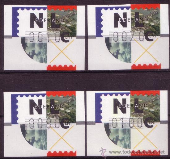 Sellos: HOLANDA DISTRIBUIDOR 2*** - A&Ntilde;O 1996 - CIFRAS - Foto 1
