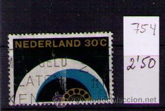 Sellos: HOLANDA - TELEFONO - Yvert N&ordm; 754  USADO - Foto 1