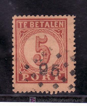 Sellos: holanda tasa  1 usada, - Foto 1