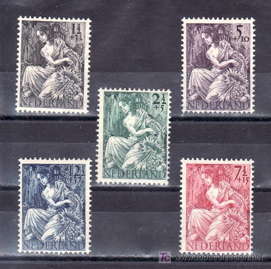Sellos: holanda 446/50 sin charnela, - Foto 1