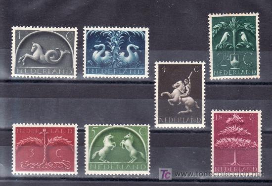 Sellos: holanda 395/401 sin charnela, - Foto 1