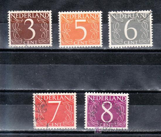 Sellos: holanda  611/12A usada, - Foto 1