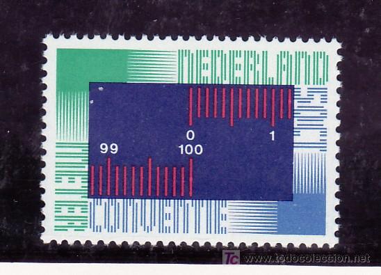 Sellos: holanda 1027 sin charnela, centenario de la convencion internacional del metro - Foto 1