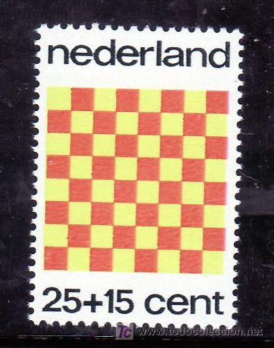 Sellos: holanda  990 sin charnela, juego de ajedrez - Foto 1