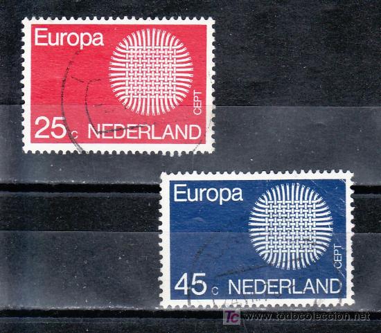 Sellos: holanda  914/5 usada, tema europa, - Foto 1