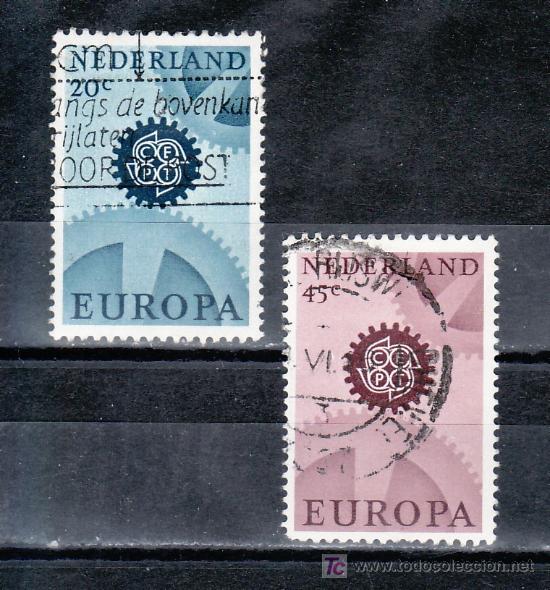 Sellos: holanda  850a/1a usada, tema europa - Foto 1