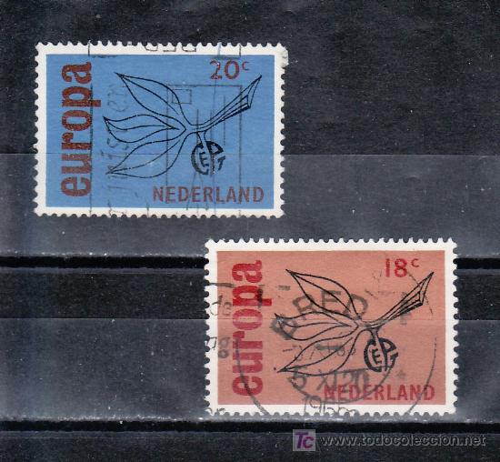 Sellos: holanda  822/3 usada, tema europa - Foto 1
