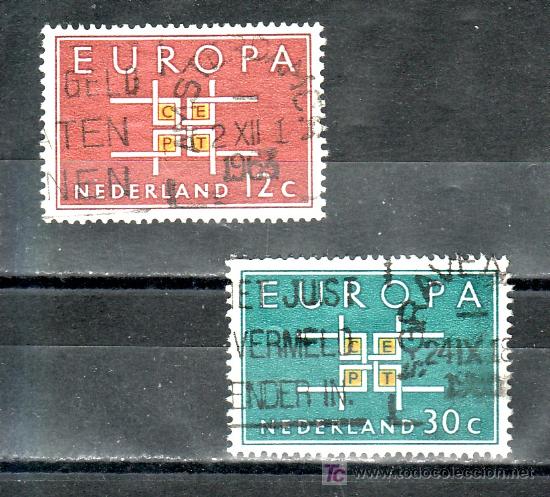 Sellos: holanda  780/1 usada, tema europa - Foto 1