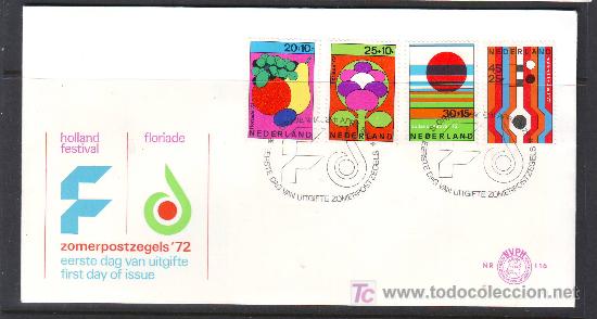Sellos: HOLANDA.1972.SOBRE PRIMER DIA.FRUTAS. - Foto 1