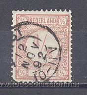 Sellos: HOLANDA- 1876-1892-CIFRAS, USADO - Foto 1