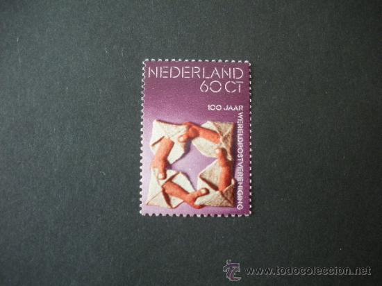 Sellos: Holanda 1974 Ivert 1009 *** Centenario de la U.P.U. - Foto 1