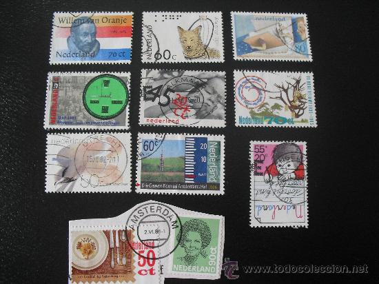 Sellos: 11 sellos de Holanda, Netherland - Foto 1