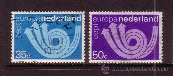 Sellos: HOLANDA 982/83 - A&Ntilde;O 1973 - EUROPA - Foto 1