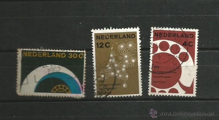 Sellos: Holanda 1962. Conexiones telef&oacute;nicas autom&aacute;ticas - Foto 1