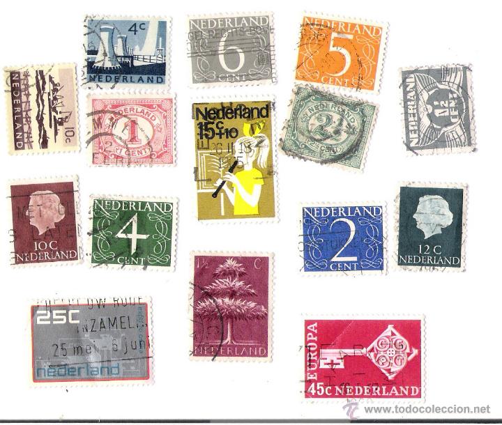 Sellos: 15 SELLOS DE HOLANDA - Foto 1