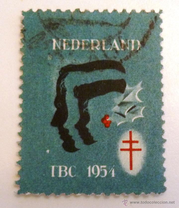 Sellos: SELLOS HOLANDA 1954. ANTITUBERCULOSIS. USADO. - Foto 1