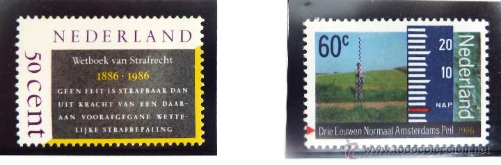Sellos: SELLOS HOLANDA 1986. NUEVOS. - Foto 1