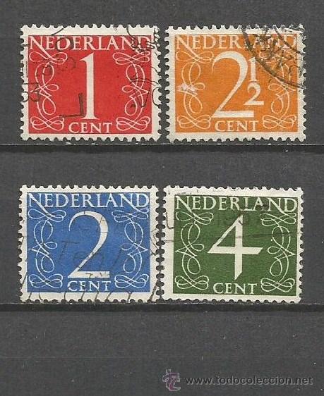 Sellos: HOLANDA YVERT NUM. 457/460 SERIE COMPLETA USADA - Foto 1