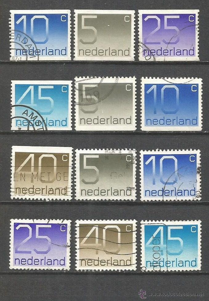 Sellos: HOLANDA YVERT NUM.1041/1045 usados - Foto 1