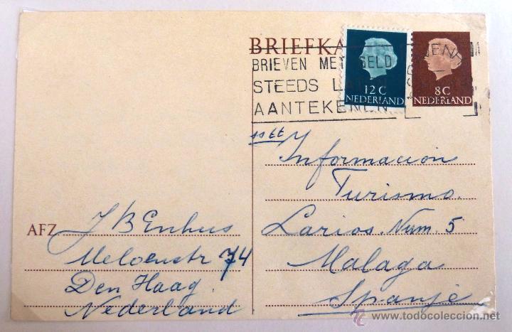 Sellos: ENTERO POSTAL HOLANDA 1963. CIRCULADA. - Foto 1