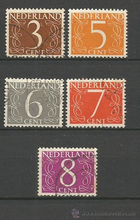 Sellos: HOLANDA YVERT NUM. 610/612A SERIE COMPLETA USADA - Foto 1