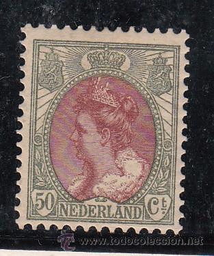 Sellos: holanda   60 con charnela, monarquia, - Foto 1