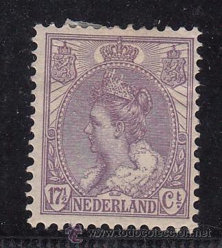 Sellos: holanda   56 con charnela, monarquia, - Foto 1