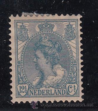 Sellos: holanda   54 con charnela, monarquia, - Foto 1